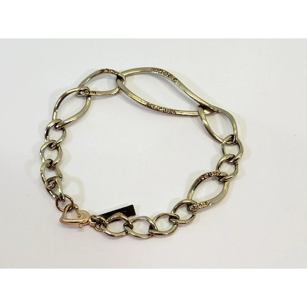 Name Brand‎ Fashion Statement Brown Stretch Bracelet Jewelry Stylish Elegant EUC